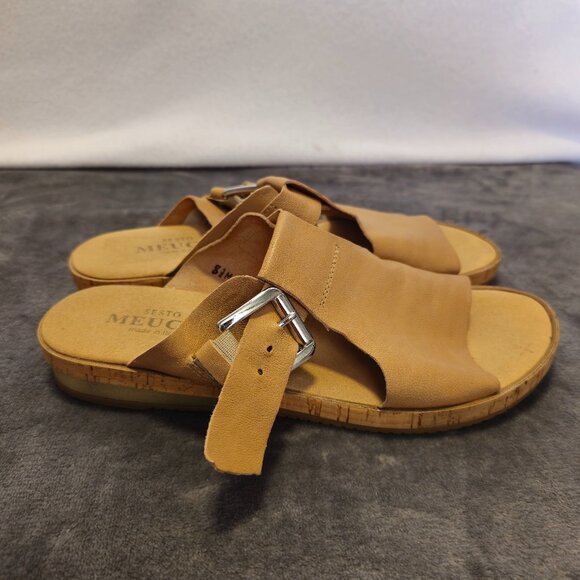 SESTO MEUCCI made in Italy leather sandals  size 8.5 - Picture 1 of 11